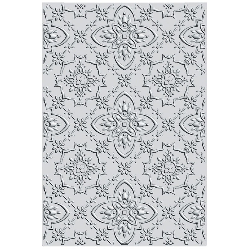 Sizzix Ornamental Motif 3D Textured Impressions Embossing Folder by Ka