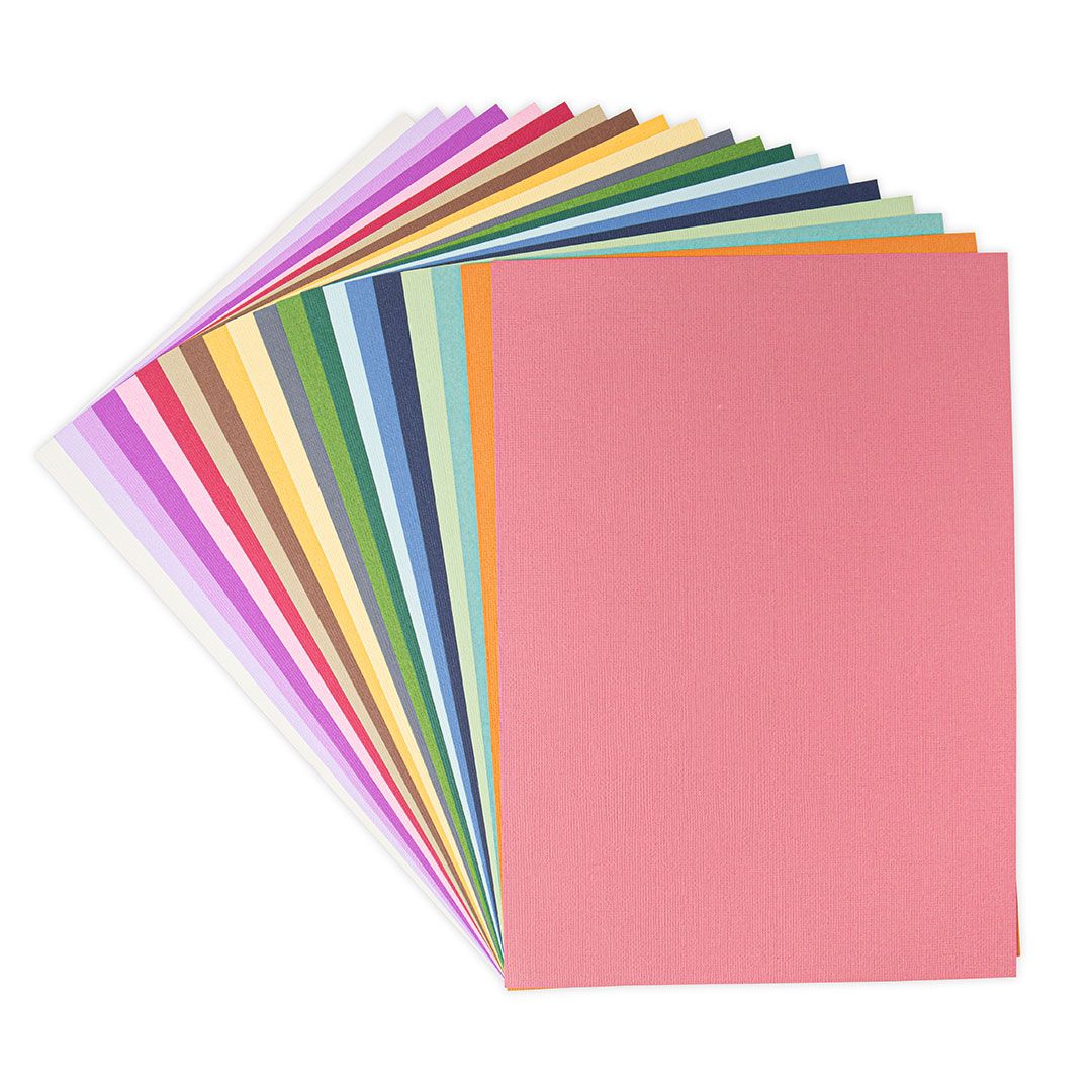 Sizzix Surfacez Muted Colors Cardstock Pack, A4 size 80PK