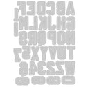 Sizzix Alphanumeric Varsity Thinlits Die Set by Tim Holtz