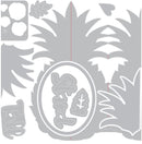 Sizzix Thinlits Dies By Jen Long-Pineapple Fold-A-Long Card