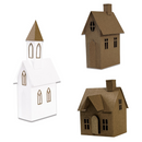 Sizzix Paper Village Collection Thinlits Die Set by Tim Holtz 87pcs