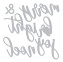 Sizzix Winter Phrases Thinlits Die Set 7PK by Sophie Aguilar