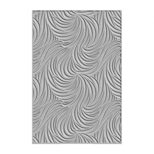 Sizzix 3-D Textured Impressions Embossing Folder - Flowing Waves