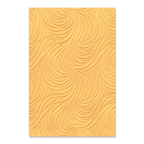 Sizzix 3-D Textured Impressions Embossing Folder - Flowing Waves