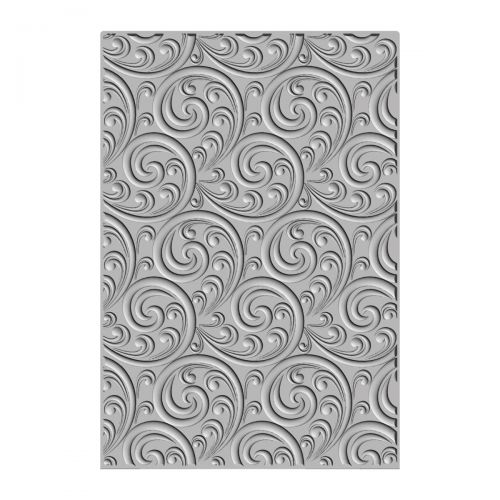 Sizzix 3-D Textured Impressions Embossing Folder - Ornamental Spiral