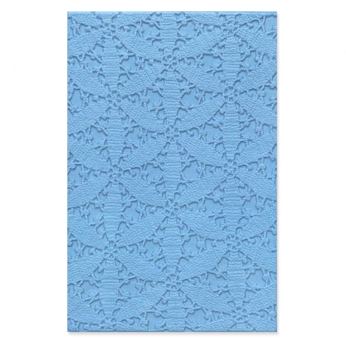 Sizzix 3-D Textured Impressions Embossing Folder - Tablecloth by Eileen Hull