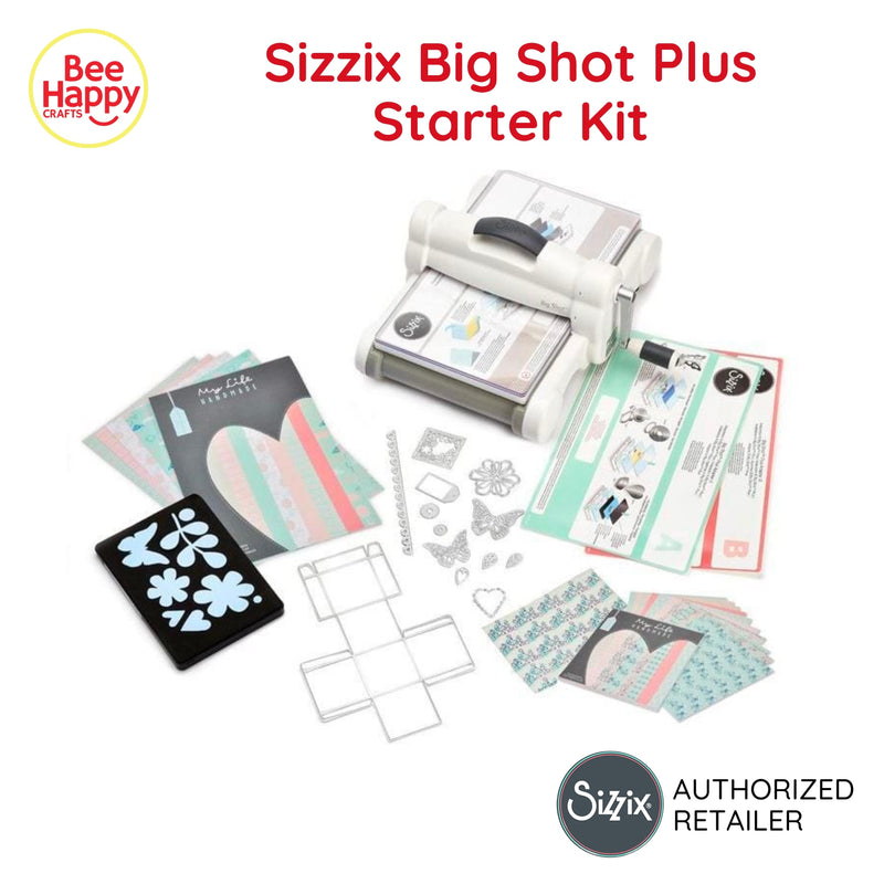 Sizzix Big Shot Plus Starter Kit (White & Gray)