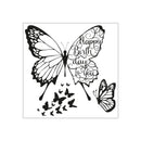 Sizzix Framelits Die Set 3PK and 3PK Stamps Butterfly Birthday