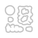 Sizzix Framelits Die Set 7PK w/3PK - Stamps Café Set