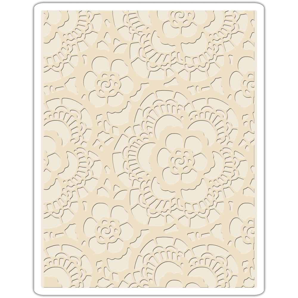 Sizzix Lace by Tim Holtz Texture Fades Embossing Folder