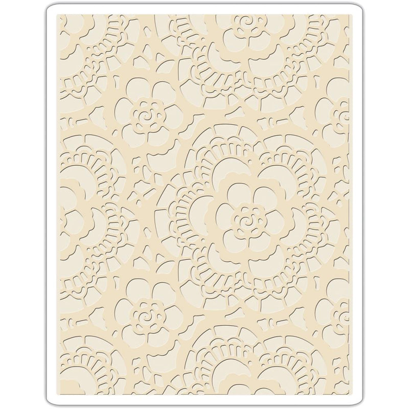 Sizzix Lace by Tim Holtz Texture Fades Embossing Folder