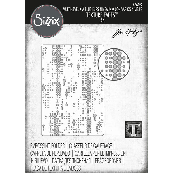 Sizzix Multi-Level Texture Fades Embossing - Folder Dotted by Tim Holtz