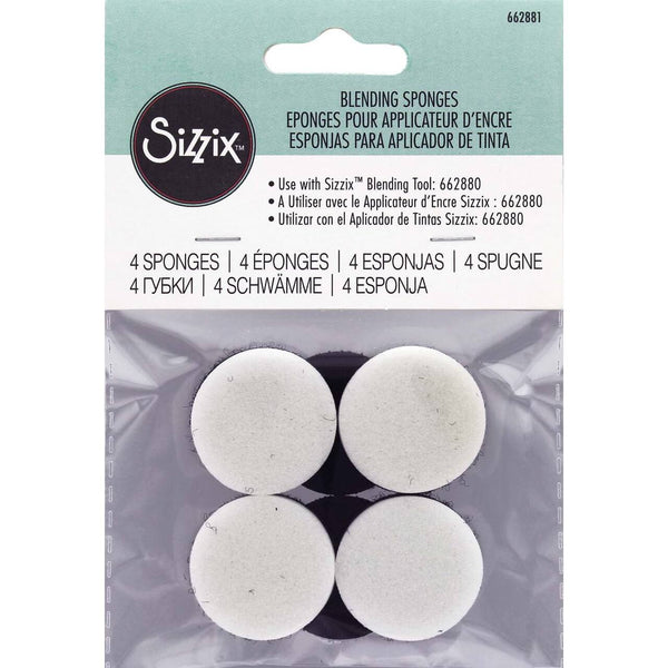 Sizzix Multi-Tool Accessory - Sponge Head Refills, 4 Pack