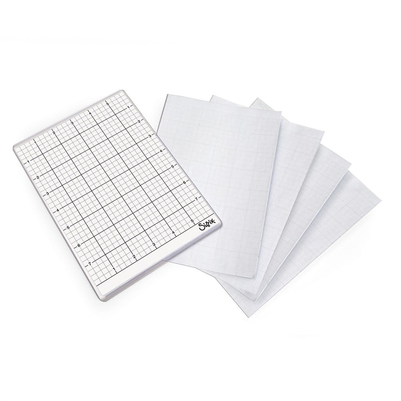 Sizzix Sticky Grid Sheets 6" x 8 1/2" 5 pack