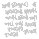 Sizzix Thinlits Die Set 14PK - Variety Sentiments