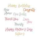 Sizzix Thinlits Die Set 14PK - Variety Sentiments