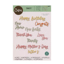 Sizzix Thinlits Die Set 14PK - Variety Sentiments