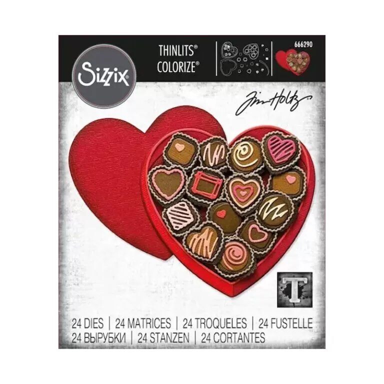 Sizzix Thinlits Die Set 24PK - True Love Colorize by Tim Holtz