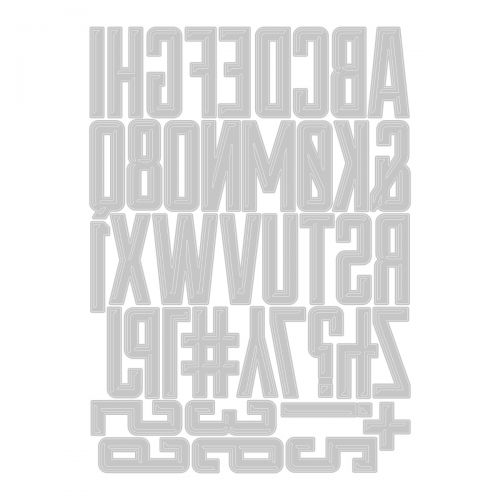 Sizzix Thinlits Die Set 41PK - Alphanumeric Emporium by Tim Holtz