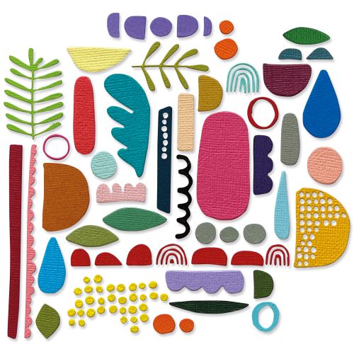 Sizzix Thinlits Die Set 43PK - Abstract Elements by Tim Holtz