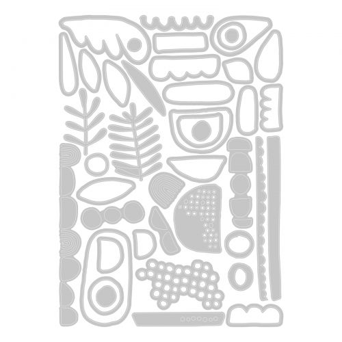 Sizzix Thinlits Die Set 43PK - Abstract Elements by Tim Holtz