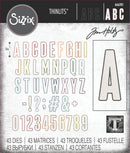 Sizzix Thinlits Die Set 43PK - Alphanumeric Bulletin by Tim Holtz