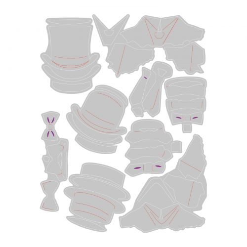 Sizzix Thinlits Die Set 9PK - Tailored by Tim Holtz