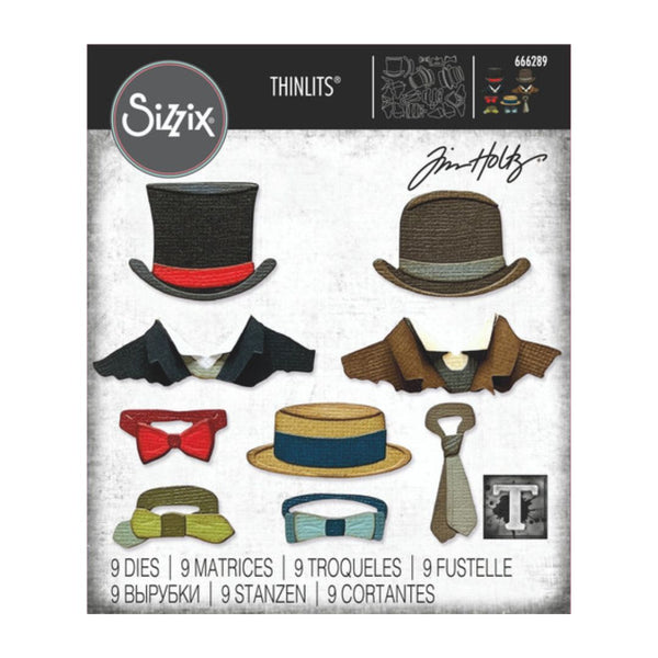 Sizzix Thinlits Die Set 9PK - Tailored by Tim Holtz