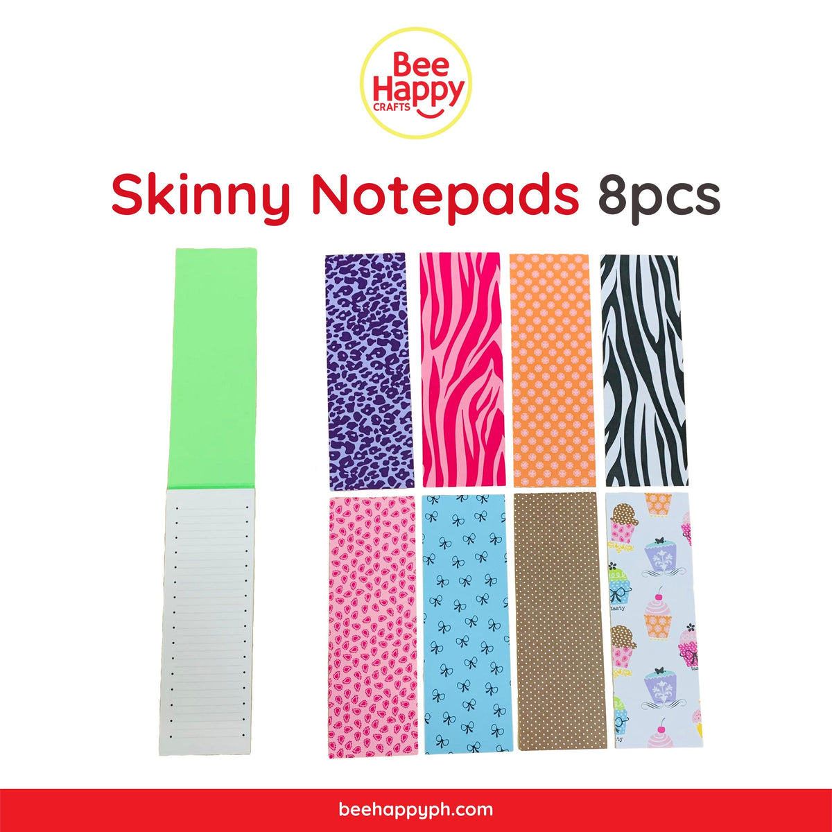 Skinny Notepads 8pcs