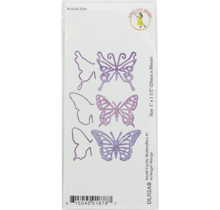 Cheery Lynn Small Exotic Butterflies W/ Angel Wings Designs Die
