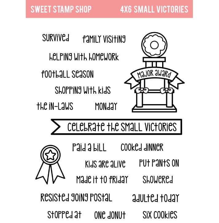 Sweet Stamp Shop Small Victories Stamp Set 4