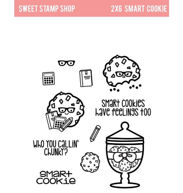 Sweet Stamp Shop Smart Cookie Stamp Set 2"x 6"