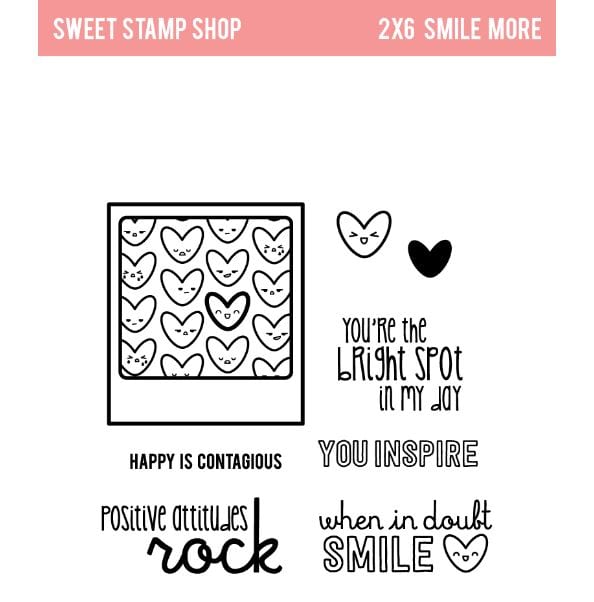 Sweet Stamp Shop Smile More Stamp Set 2