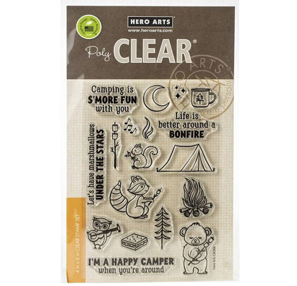 Hero Arts S'mores Bonfire Stamp Set CM384