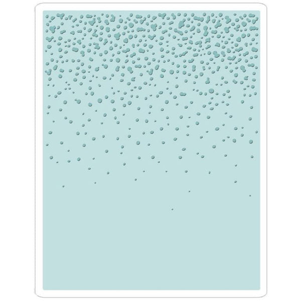 Sizzix Snowfall/Speckles By Tim Holtz Textured Impressions A2 Embossing Folder