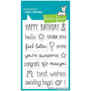 Lawn Fawn So Much To Say Clear Stamps 4"x 6"