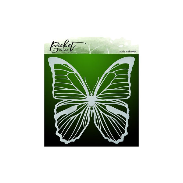 Picket Fence Studios Soar Butterfly Stencil 6"X6"