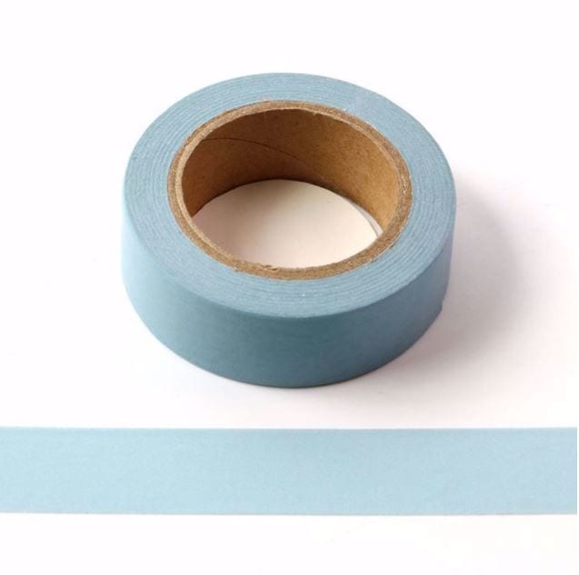 Solid Color Matte Washi Tape 15mm x 10m