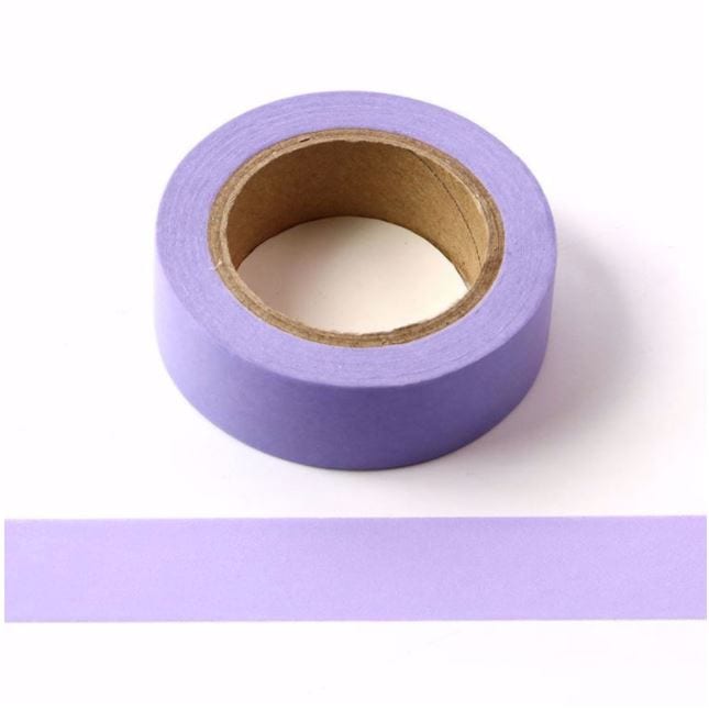 Solid Color Matte Washi Tape 15mm x 10m
