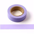Solid Color Matte Washi Tape 15mm x 10m