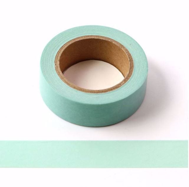 Solid Color Matte Washi Tape 15mm x 10m