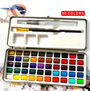 Bee Happy 50 Colors Solid Watercolor Set