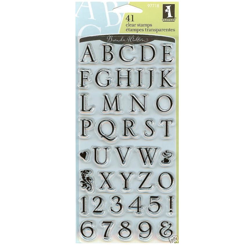 Inkadinkado Somerset Alphabet Clear Stamps