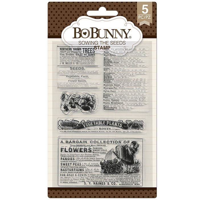 BoBunny Sowing of the Seeds Stamps