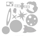 Sizzix Space Thinlits Dies 11Pk