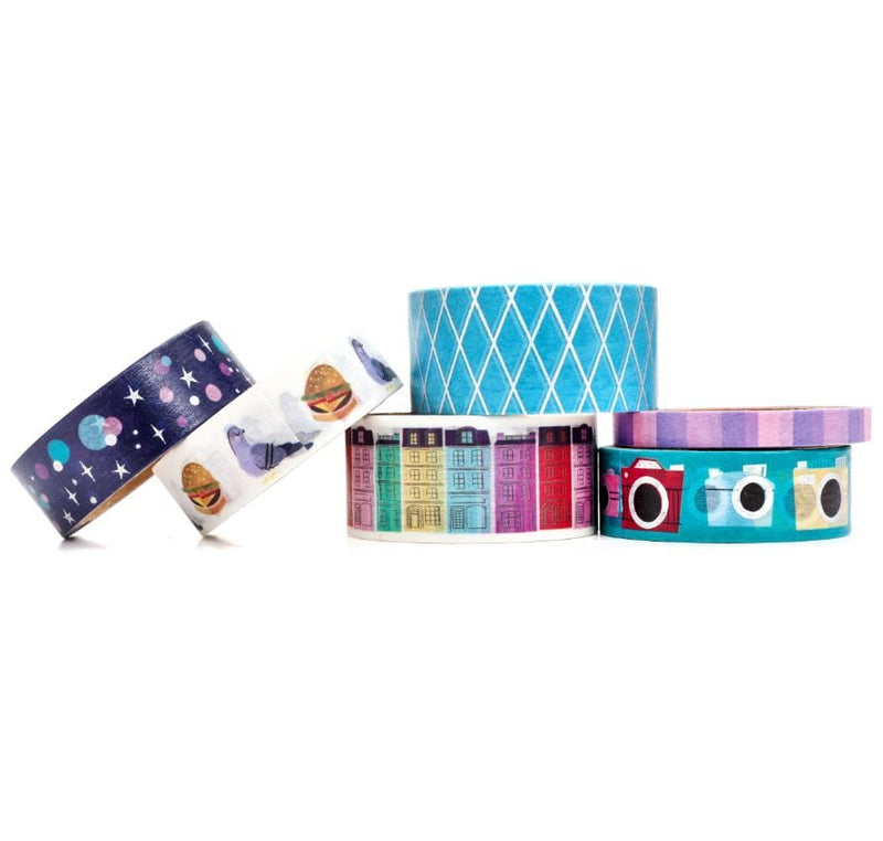 American Crafts Sparkle City Washi Tape Set Shimelle