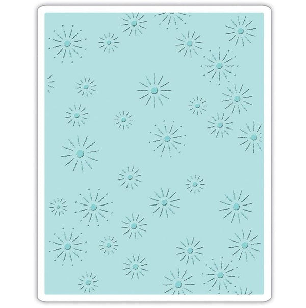 Sizzix Sparkles By Tim Holtz Texture Fades A2 Embossing Folder