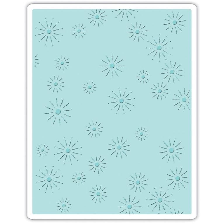 Sizzix Sparkles By Tim Holtz Texture Fades A2 Embossing Folder