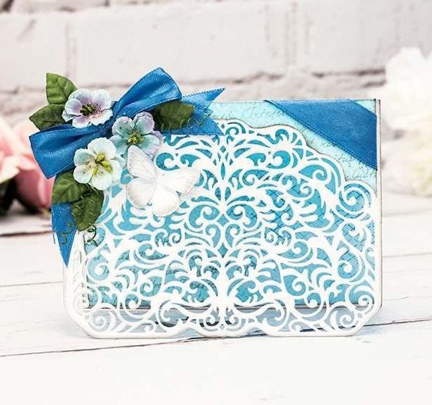 Crafter's Companion Splendid Swirls Die'sire Create-A-Card Metal Dies