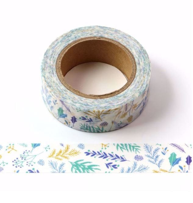 Spring Leaves Washi Tape 15mm x 10m